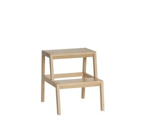 Hubsch Hocker Eichenfurnier - natur Hubsch Hocker Eichenfurnier - natur