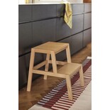 Hubsch Stool oak veneer - natural