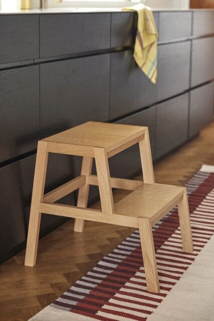 Hubsch Kruk eiken fineer - naturel