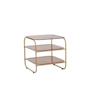 Hubsch Tisch Metall/Glas - orange/bernstein Hubsch Tisch Metall/Glas - orange/bernstein