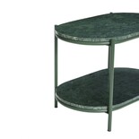 Hubsch Table metal/marble - green Hubsch Table metal/marble - green