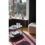 Hubsch Table metal/marble - green Hubsch Table metal/marble - green