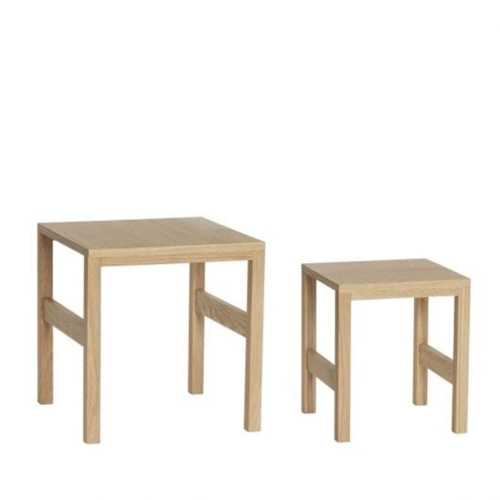 Hubsch Tavoli impiallacciati rovere - set di 2 pezzi Hubsch Tavoli impiallacciati rovere - set di 2 pezzi