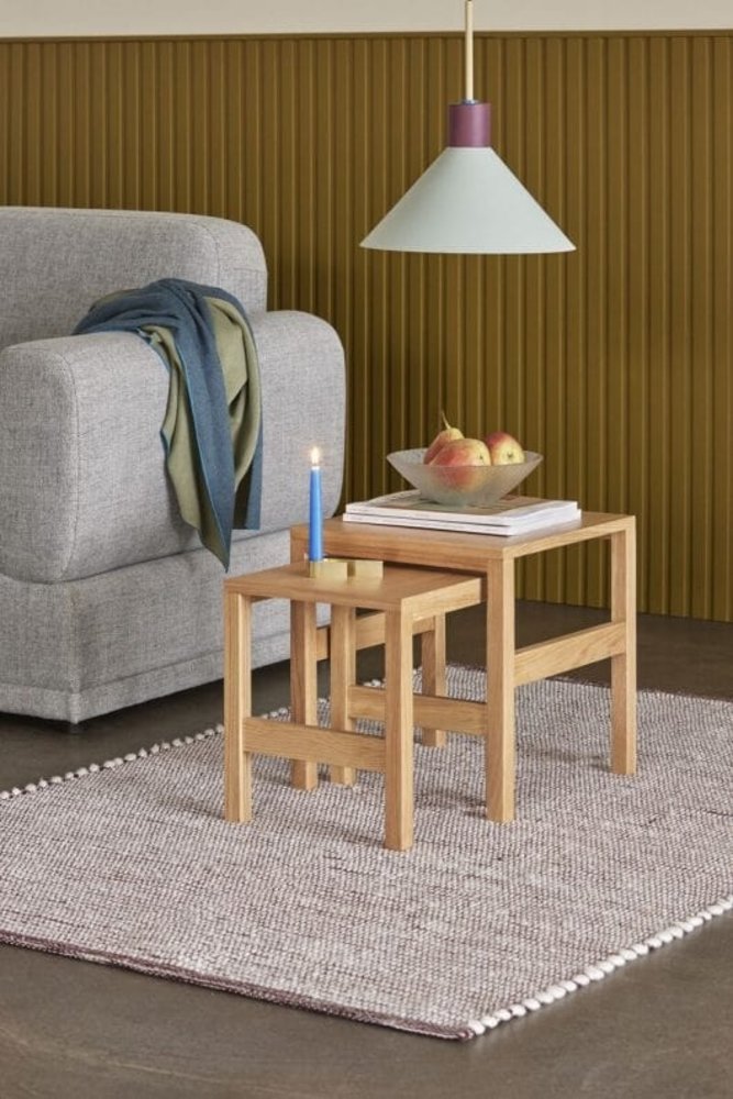 Hubsch Tavoli impiallacciati rovere - set di 2 pezzi Hubsch Tavoli impiallacciati rovere - set di 2 pezzi