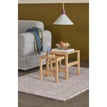 Hubsch Tafels eiken fineer - set van 2 stuks Hubsch Tafels eiken fineer - set van 2 stuks