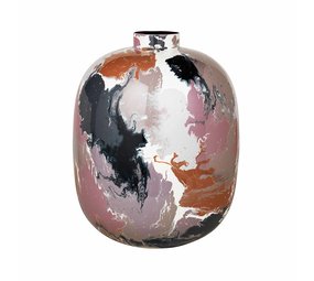 Broste Copenhagen Thyra Vase Mix dunkle Farben - Ø40cm Broste Copenhagen Thyra Vase Mix dunkle Farben - Ø40cm