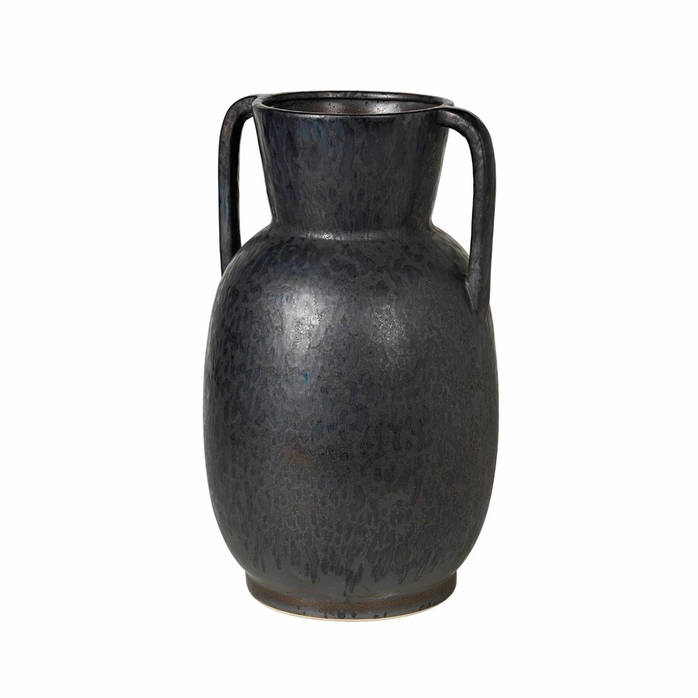 Broste Copenhagen Simi Vase - antikgrau/schwarz Broste Copenhagen Simi Vase - antikgrau/schwarz