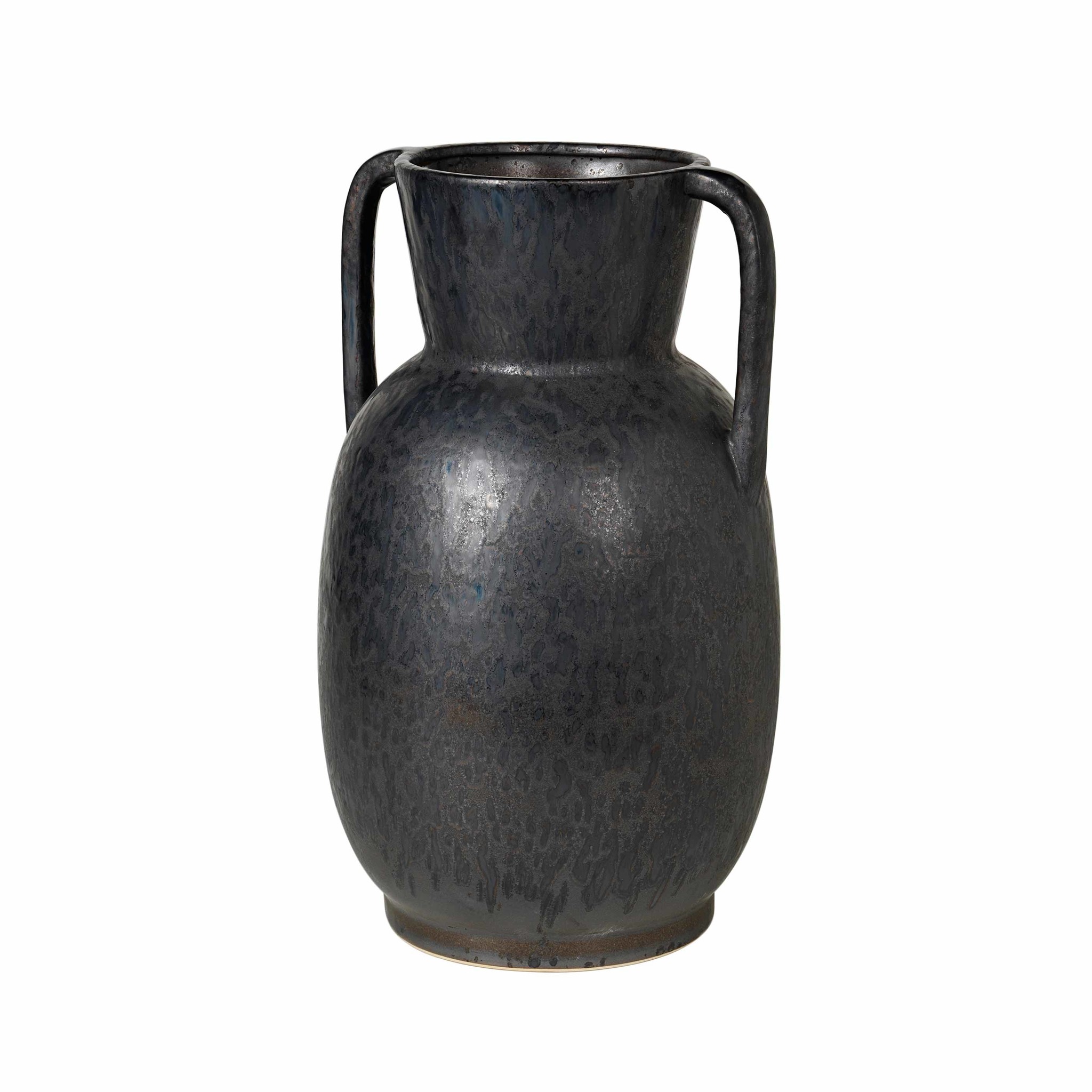 Broste Copenhagen Vase Simi - gris antique/noir