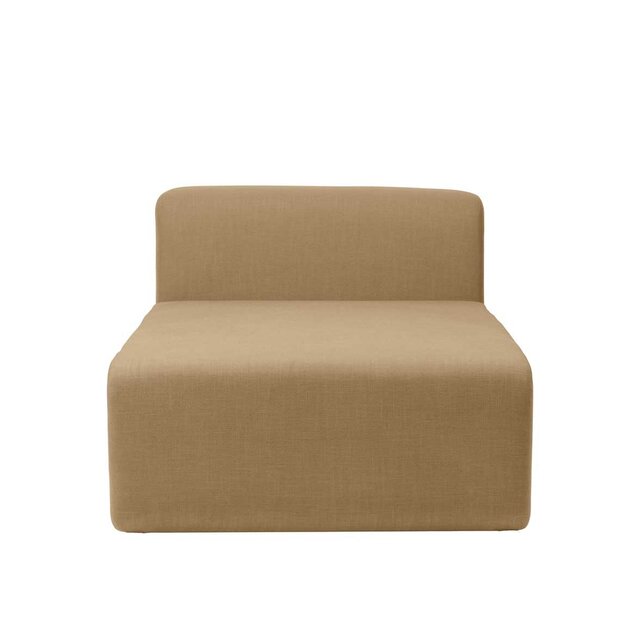 Broste Copenhagen Lagoon sofa module chaise longue - ocher Broste Copenhagen Lagoon sofa module chaise longue - ocher