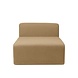 Broste Copenhagen Lagoon bank module chaise longue - oker Broste Copenhagen Lagoon bank module chaise longue - oker