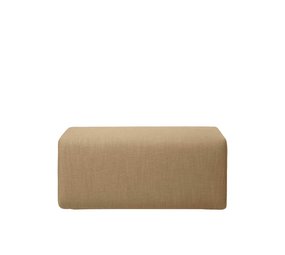 Broste Copenhagen Lagoon sofa module pouf-ochre Broste Copenhagen Lagoon sofa module pouf-ochre