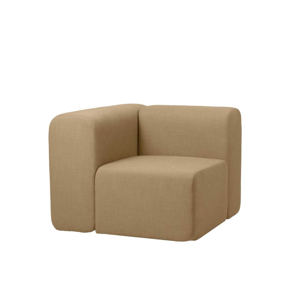 Broste Copenhagen Lagoon sofa modul hjørne høyre - oker Broste Copenhagen Lagoon sofa modul hjørne høyre - oker