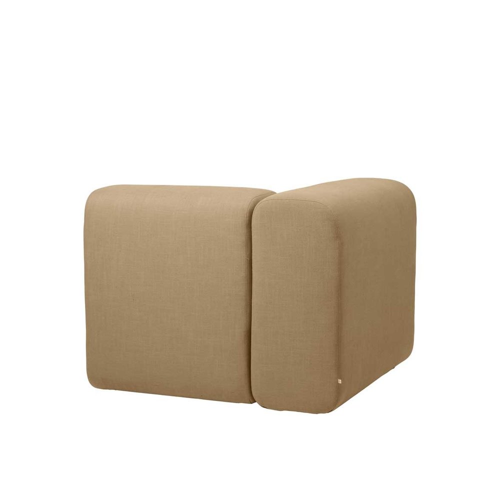 Broste Copenhagen Modulo divano Lagoon angolare destro - ocra Broste Copenhagen Modulo divano Lagoon angolare destro - ocra