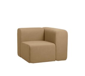 Broste Copenhagen Lagun soffmodul hörn vänster - ockra Broste Copenhagen Lagun soffmodul hörn vänster - ockra