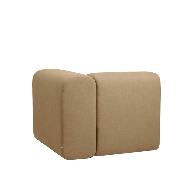 Broste Copenhagen Module canapé Lagoon coin gauche - ocre