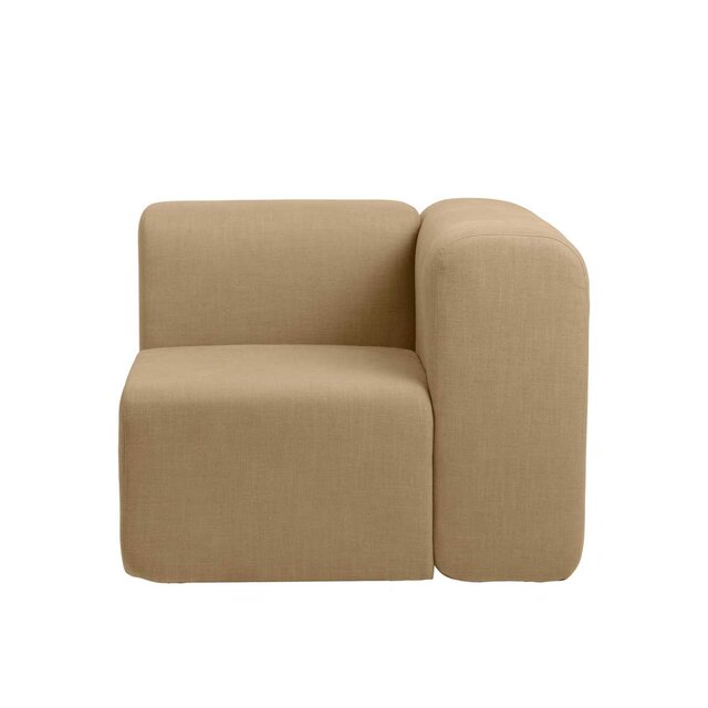 Broste Copenhagen Module canapé Lagoon coin gauche - ocre