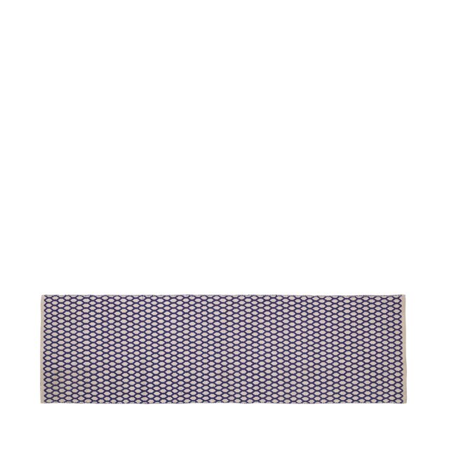 Broste Copenhagen Boris teppe blå - 60x200cm