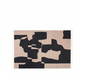 Broste Copenhagen Tappeto Gertrud nero - 140x200cm Broste Copenhagen Tappeto Gertrud nero - 140x200cm