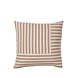 Broste Copenhagen Frankie kussen goud bruin - 50x50cm Broste Copenhagen Frankie kussen goud bruin - 50x50cm