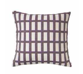 Broste Copenhagen Coussin Isa violet - 50x50cm Broste Copenhagen Coussin Isa violet - 50x50cm