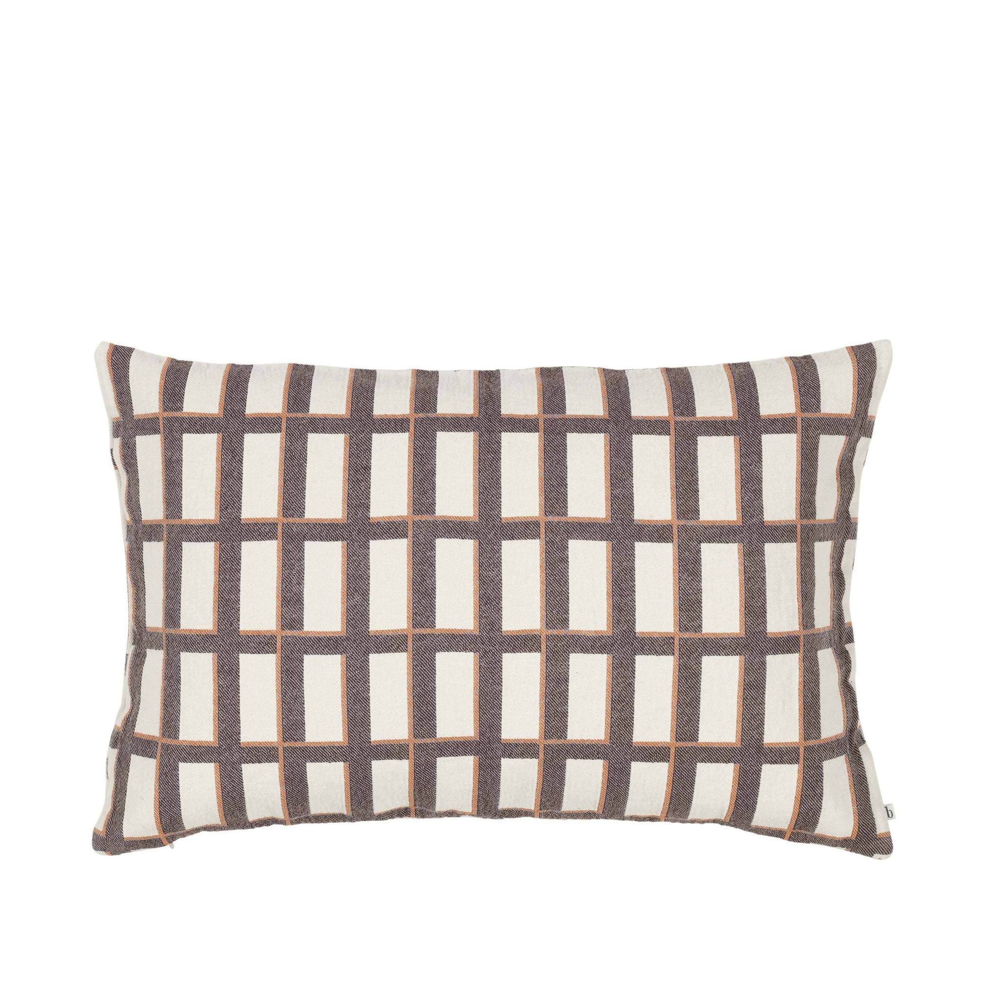 Broste Copenhagen Coussin Isa marron - 40x60cm