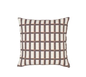 Broste Copenhagen Coussin Isa marron - 50x50cm Broste Copenhagen Coussin Isa marron - 50x50cm