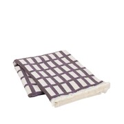 Broste Copenhagen Isa plaid purple - 130x180cm Broste Copenhagen Isa plaid purple - 130x180cm