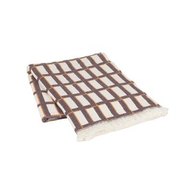 Broste Copenhagen Isa plaid bruin - 130x180cm Broste Copenhagen Isa plaid bruin - 130x180cm