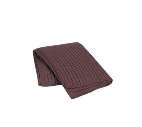 Broste Copenhagen Sena rutig aubergine - 130x180cm
