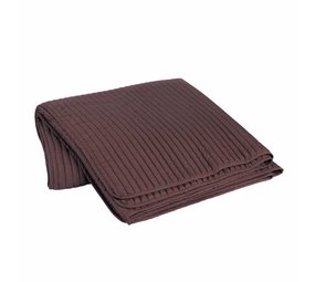 Broste Copenhagen Couvre-lit aubergine Sena - 240x260cm Broste Copenhagen Couvre-lit aubergine Sena - 240x260cm