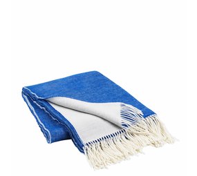 Broste Copenhagen Jeanne plaid blå - 130x200cm