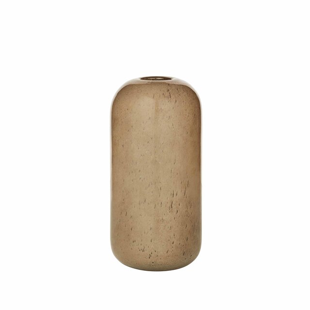 Broste Copenhagen Vaso Kai in vetro - tortora