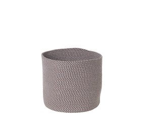 Broste Copenhagen Cestino Brady grigio - Ø36xh32cm