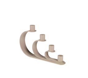 Broste Copenhagen Bougeoir Nami - taupe Broste Copenhagen Bougeoir Nami - taupe