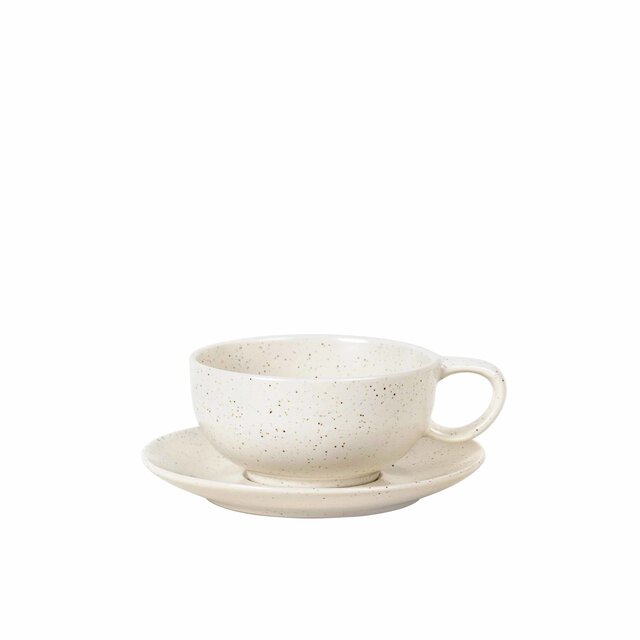Broste Copenhagen Nordic Vanilla kop met schotel 25cl- set van 6 stuks