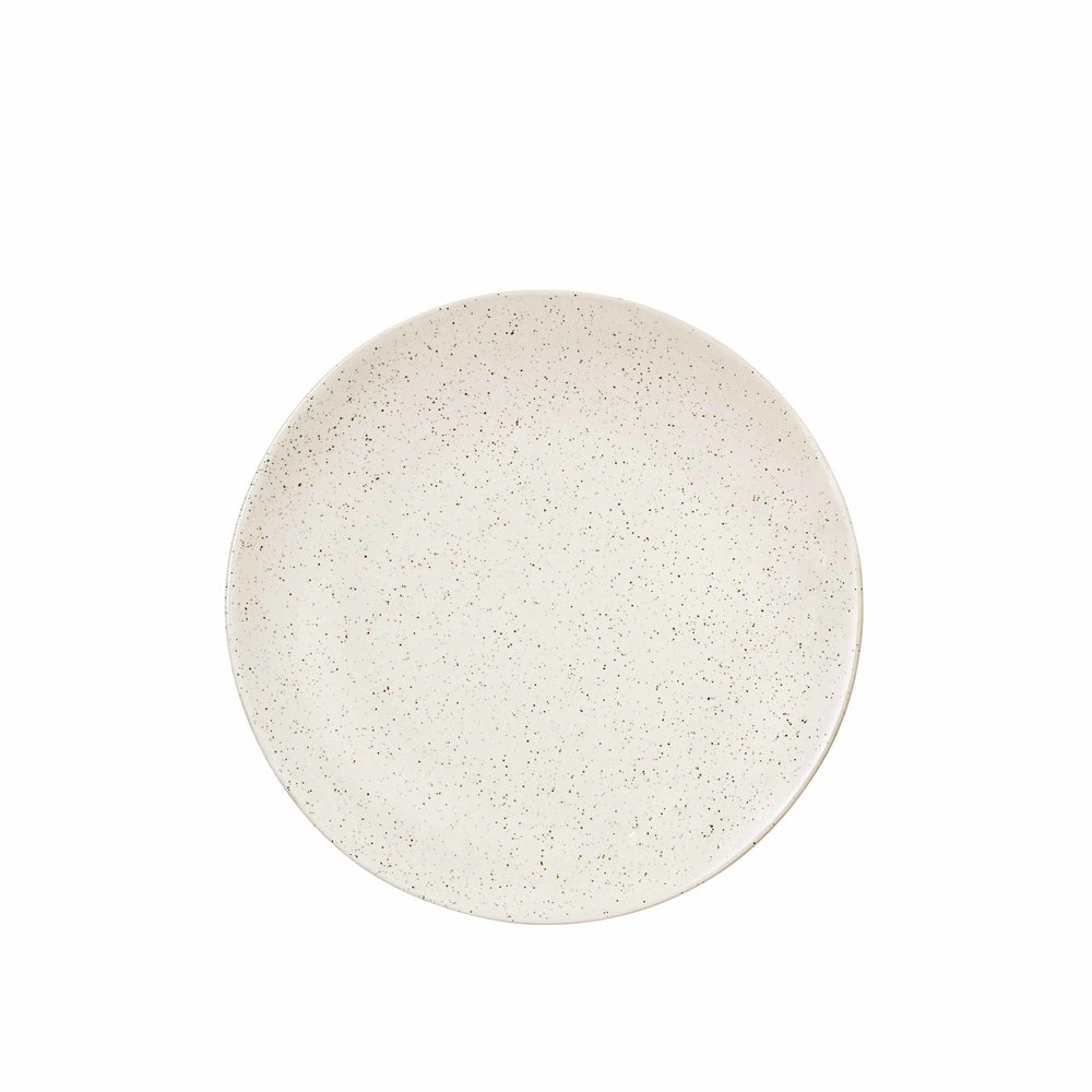 Broste Copenhagen Assiettes plates Nordic Vanilla - set de 8 pièces Broste Copenhagen Assiettes plates Nordic Vanilla - set de 8 pièces