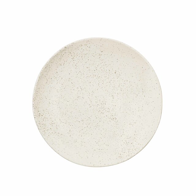 Broste Copenhagen Piatti piani Nordic Vanilla grandi - set da 8 pezzi