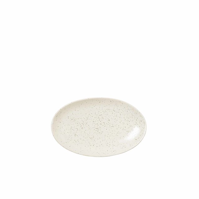 Broste Copenhagen Nordic Vanilla ovale tallerkener små - sett med 8 stk
