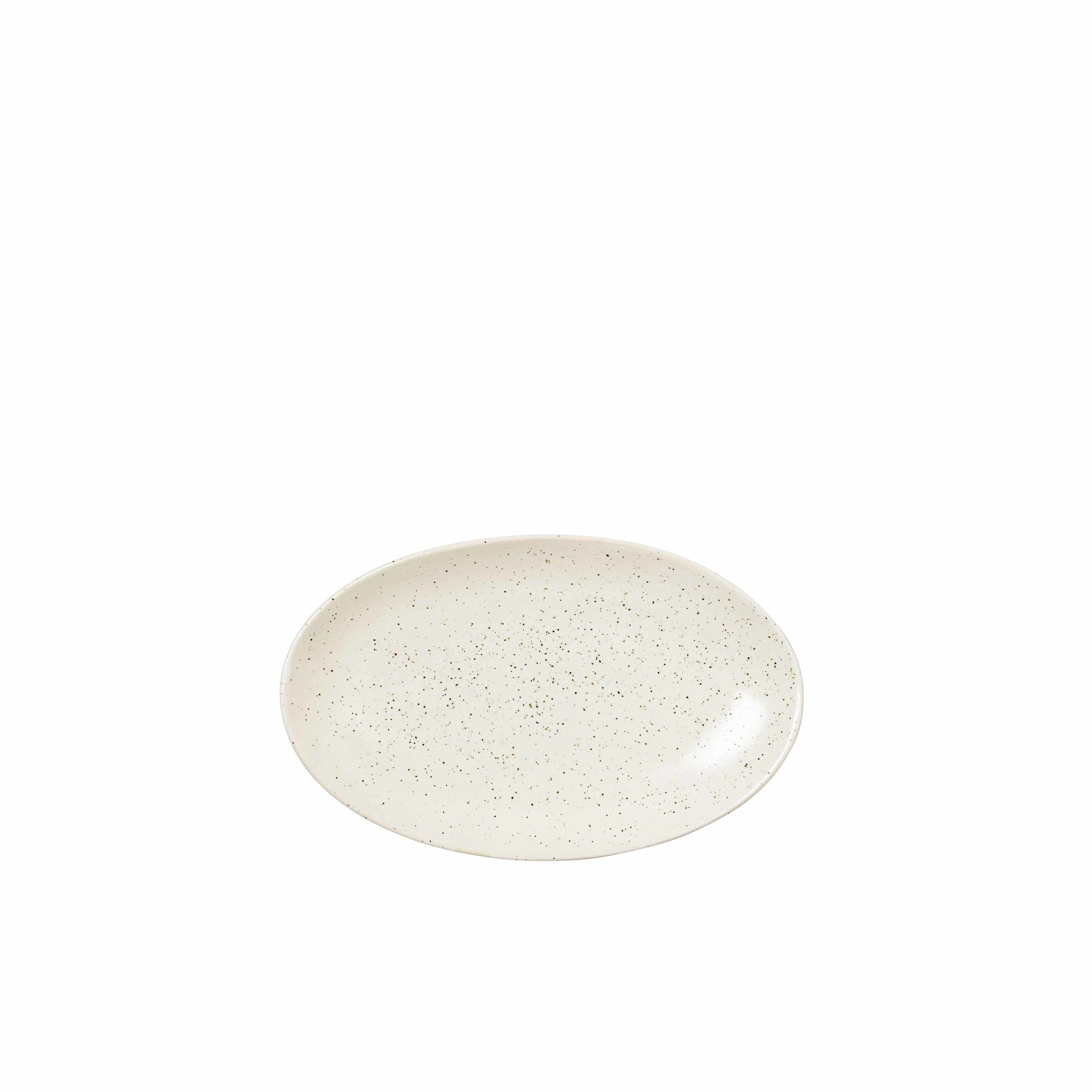Broste Copenhagen Petites assiettes ovales Nordic Vanilla - lot de 8 pièces