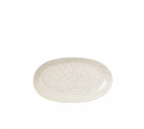 Broste Copenhagen Nordic Vanilla oval plates large - set of 8 pieces Broste Copenhagen Nordic Vanilla oval plates large - set of 8 pieces