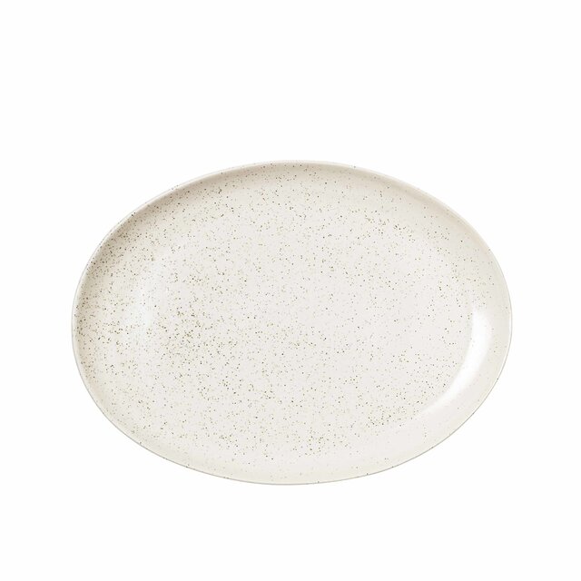 Broste Copenhagen Nordic Vanilla ovale borden - set van 4 stuks