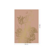 KEK Amsterdam Indgraveret blomster guld tapet MW-022 - 200x280cm KEK Amsterdam Indgraveret blomster guld tapet MW-022 - 200x280cm