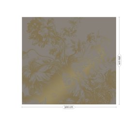 KEK Amsterdam Engraved flowers goud behang MW-017 - 300x280cm KEK Amsterdam Engraved flowers goud behang MW-017 - 300x280cm
