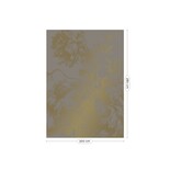 KEK Amsterdam Engraved flowers goud behang MW-016 - 200x280cm KEK Amsterdam Engraved flowers goud behang MW-016 - 200x280cm