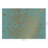 KEK Amsterdam Gravierte Blumen Goldtapete MW-021 - 400x280cm KEK Amsterdam Gravierte Blumen Goldtapete MW-021 - 400x280cm