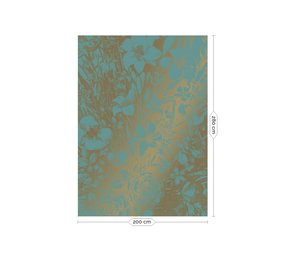 KEK Amsterdam Engraved flowers gold wallpaper MW-019 - 200x280cm KEK Amsterdam Engraved flowers gold wallpaper MW-019 - 200x280cm