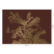 KEK Amsterdam Engraved flowers gold wallpaper MW-027 - 400x280cm