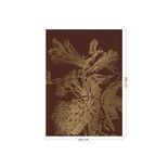 KEK Amsterdam Gravierte Blumen Goldtapete MW-025 - 200x280cm KEK Amsterdam Gravierte Blumen Goldtapete MW-025 - 200x280cm