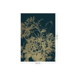 KEK Amsterdam Graverade blommor guld tapet MW-013 - 200x280cm KEK Amsterdam Graverade blommor guld tapet MW-013 - 200x280cm