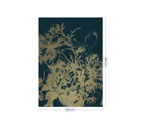 KEK Amsterdam Papier peint fleurs gravées or MW-013 - 200x280cm KEK Amsterdam Papier peint fleurs gravées or MW-013 - 200x280cm